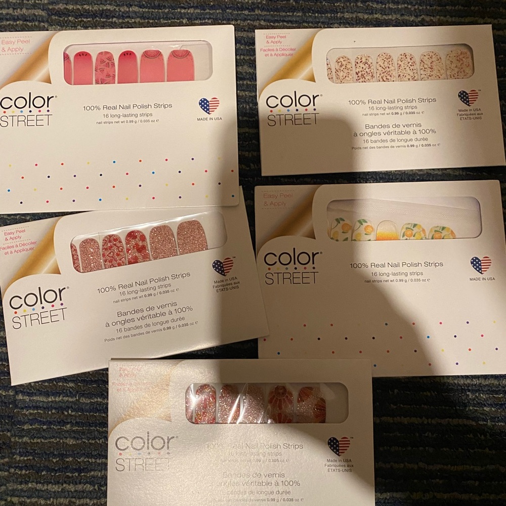 BNIB Colorstreet nail bundle